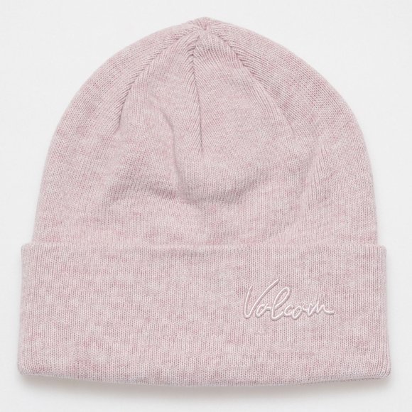 ✨NEW✨ VOLCOM Favorite Beanie in Hazey Pink - Picture 1 of 5